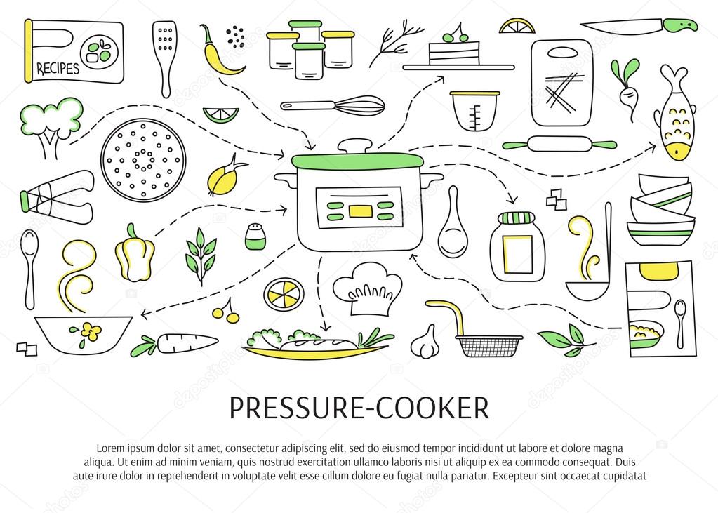 Pressure cooker elements