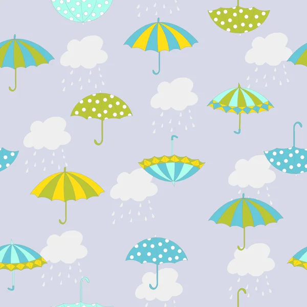 Umbrella pattern — Stock Vector