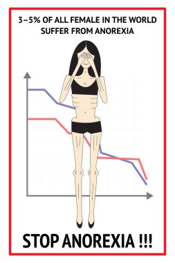 Anorexia clipart