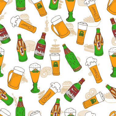 Bira Festivali doodle desen