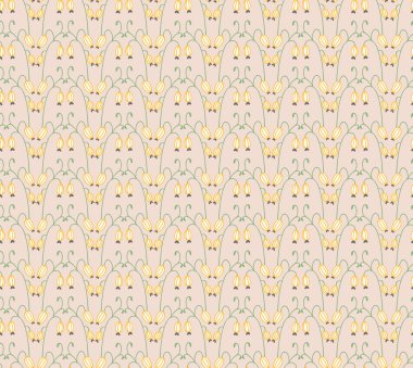 Çilek geometrik seamless modeli