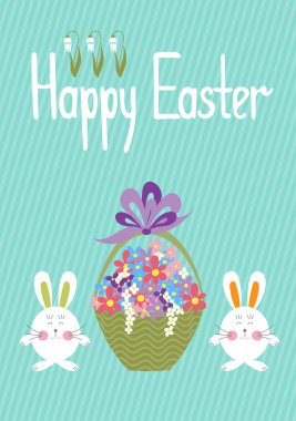 Paskalya kartı şablonu