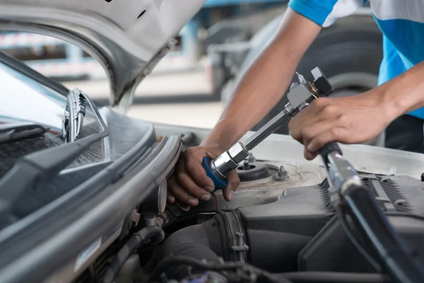 Uchwyt gazowe ngv, lpg, cng dozownik na tankowanie pojazdu tankowania Ladie — Zdjęcie stockowe