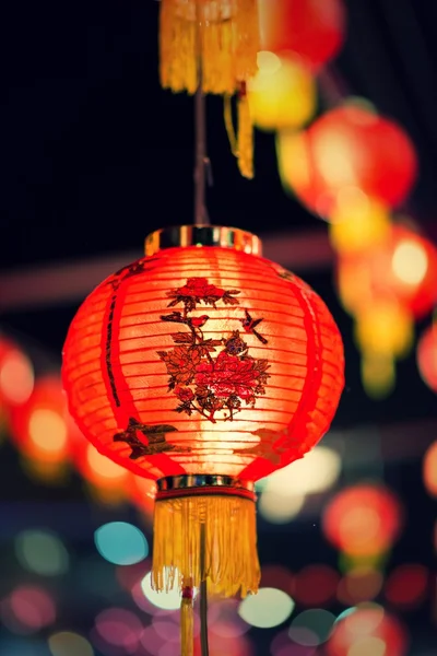 Лампа з китайський новий рік, китайські ліхтарики — стокове фото