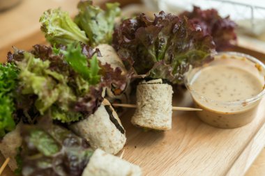 Sandviç rulo ekmek buğday iyi bir sağlık için.