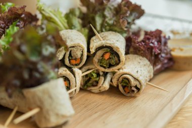 Sandviç rulo ekmek buğday iyi bir sağlık için.