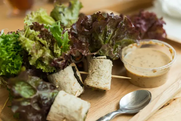 Sandviç rulo ekmek buğday iyi bir sağlık için.