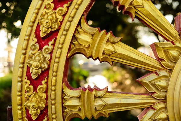 Rowel, Roda arte, é comum em templos asiáticos . — Fotografia de Stock