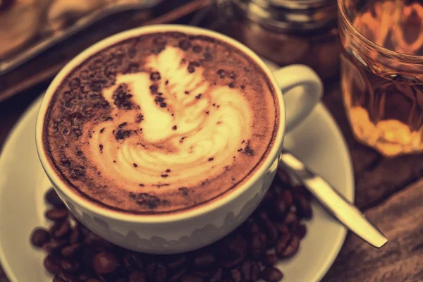 Café mocha quente — Fotografia de Stock
