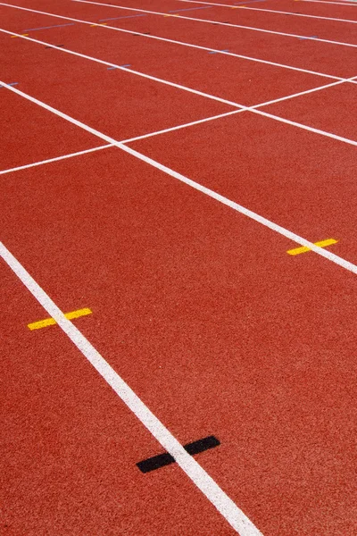 Corrida vermelha para correr — Fotografia de Stock