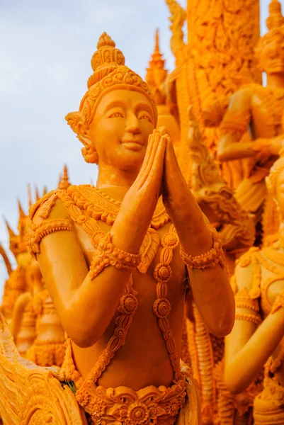 Kaars festival is mooi in thailand. — Stockfoto