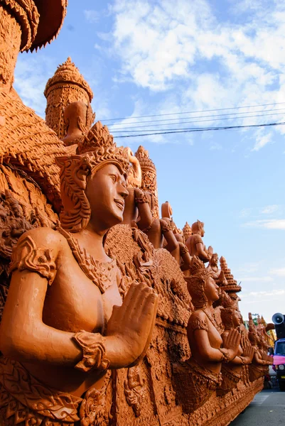 Ljus festival är vackra i thailand. — Stockfoto