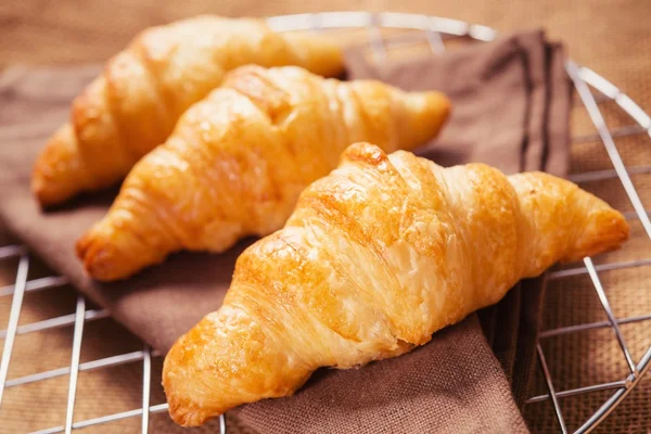 French croissants are served daily for breakfast. — Stock Photo, Image