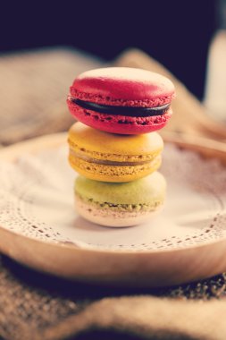 Acıbadem kurabiyesi tatlı kahve ile öğleden sonra aperatifler servis..