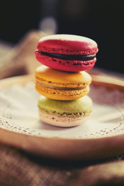 Acıbadem kurabiyesi tatlı kahve ile öğleden sonra aperatifler servis..