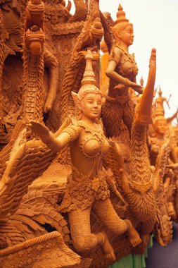 Desen edebiyat oyma Mum Festivali.