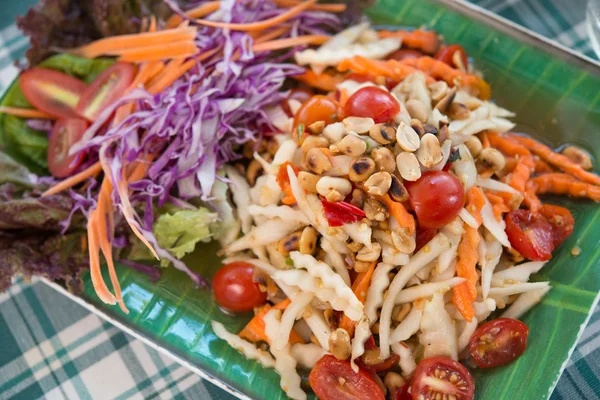 Helianthus tuberosus kruidige salade gezond — Stockfoto