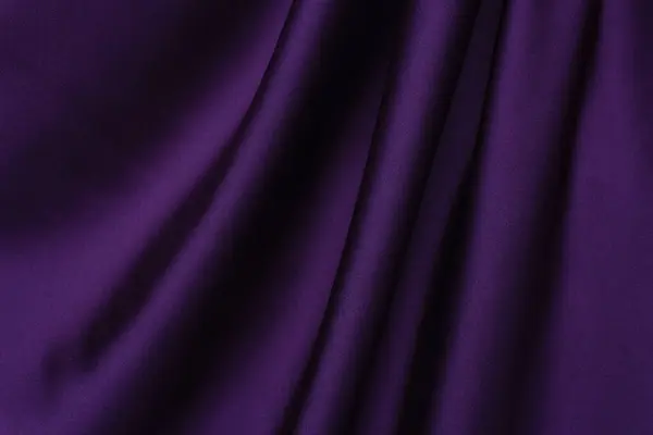Dark Purple Silk Fabric Drapery Background Design — Stock Photo, Image