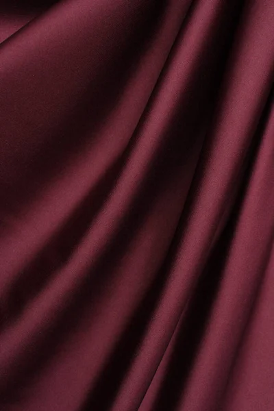 Draped Vinous Silk Fabric Background Design — Stock Photo, Image