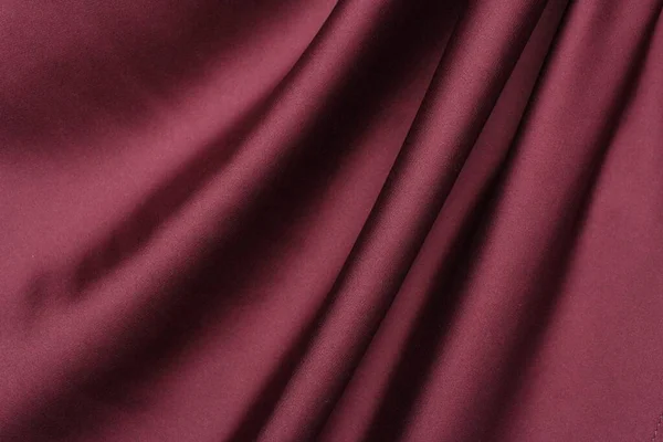 Draped Vinous Silk Fabric Background Design — Stock Photo, Image