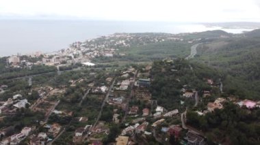 Palma de Mallorca 'nın panoramik görüntüsü
