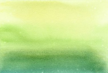 Yeşil suluboya el çizimi arka plan