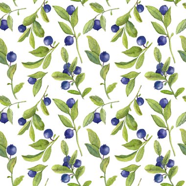 Suluboya yaban mersini deseni