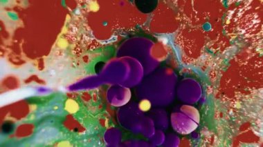 Su kabarcıkları mürekkep