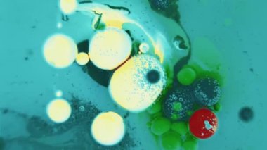 Su kabarcıkları mürekkep