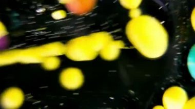 Su kabarcıkları mürekkep