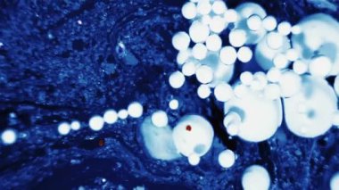 Su kabarcıkları mürekkep