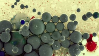 Su kabarcıkları mürekkep