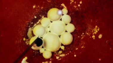 Su kabarcıkları mürekkep