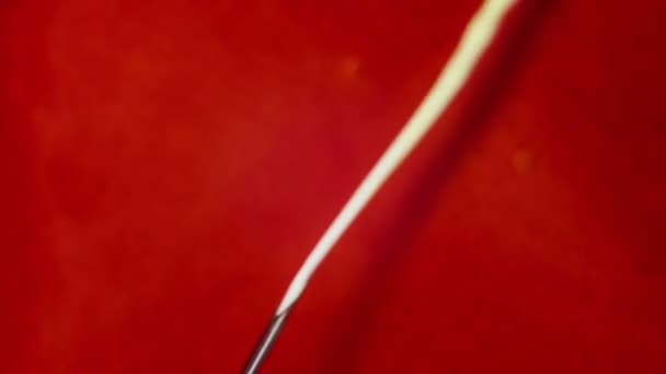 Bulles d'encre dans l'eau 