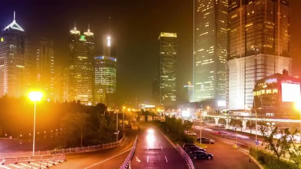 Timelapse. A China. Xangai . — Vídeo de Stock