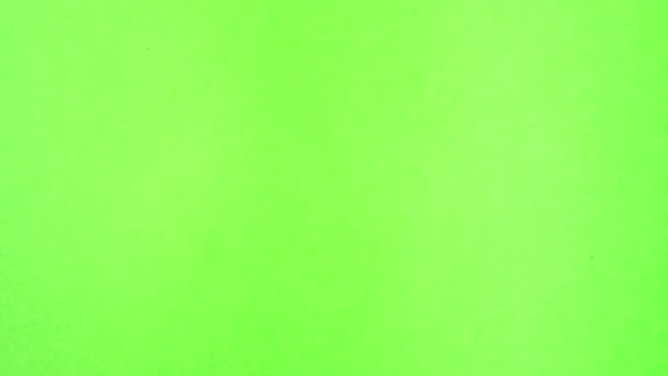 Burning green screen — Stock Video