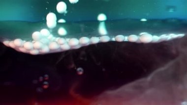 Su kabarcıkları mürekkep