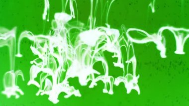 Renkli duman yeşil ekran