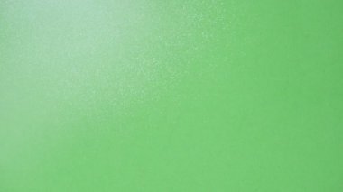 Yeşil ekran boyalı bitti
