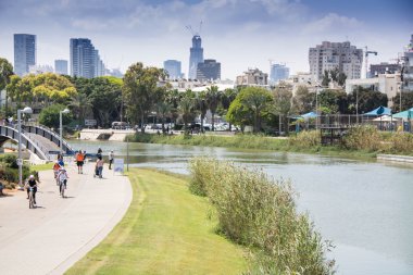 Yarkon Nehri ve park İsrail