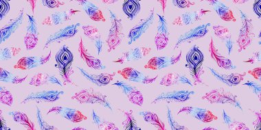 Kusursuz şekilli dijital kağıt tekstil ambalajı. suluboya çok renkli sanat öğesi gri arkaplan üzerinde