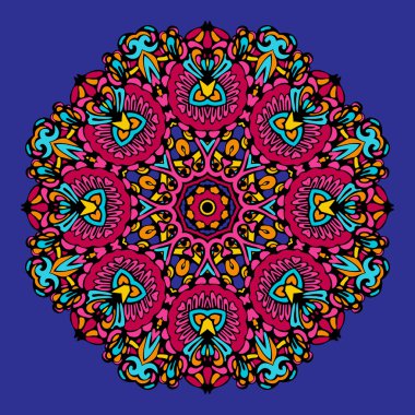 dairesel süsleme. Vektör