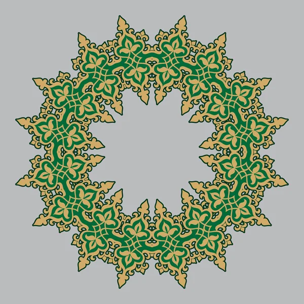 Mandala-Design. Mandala, kreisförmiges Ornament — Stockvektor