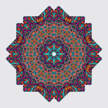 Oryantal tarzı süs döngüsel öğe