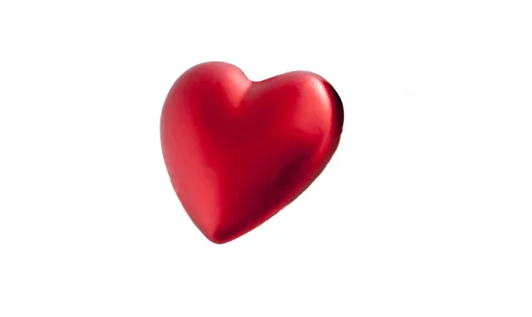 Rött hjärta. Alla hjärtans dag — Stockfoto