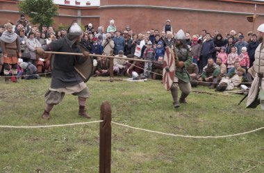 Vikingler Savaşı. Tarihsel canlandırma ve Festivali 