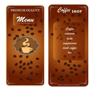 şık menü şablonu 