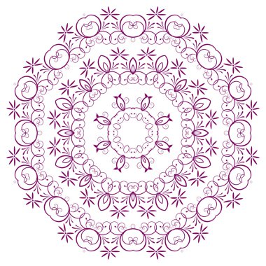 dairesel bir desen soyut tasarım. 