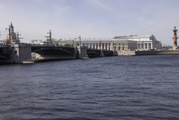 Cuspo de ilha vasilyevsky — Fotografia de Stock