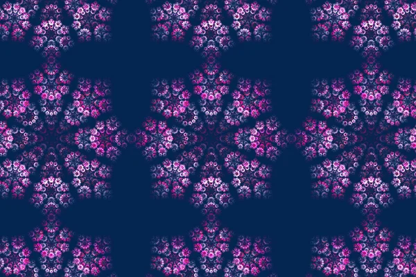 Abstract fractal snowflake — Stok fotoğraf